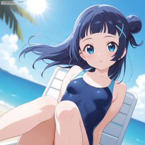 光之美少女偶像與你泳衣